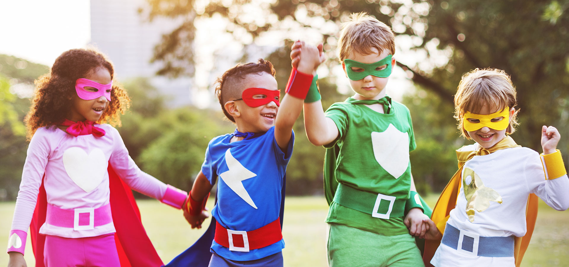 Children as superheros